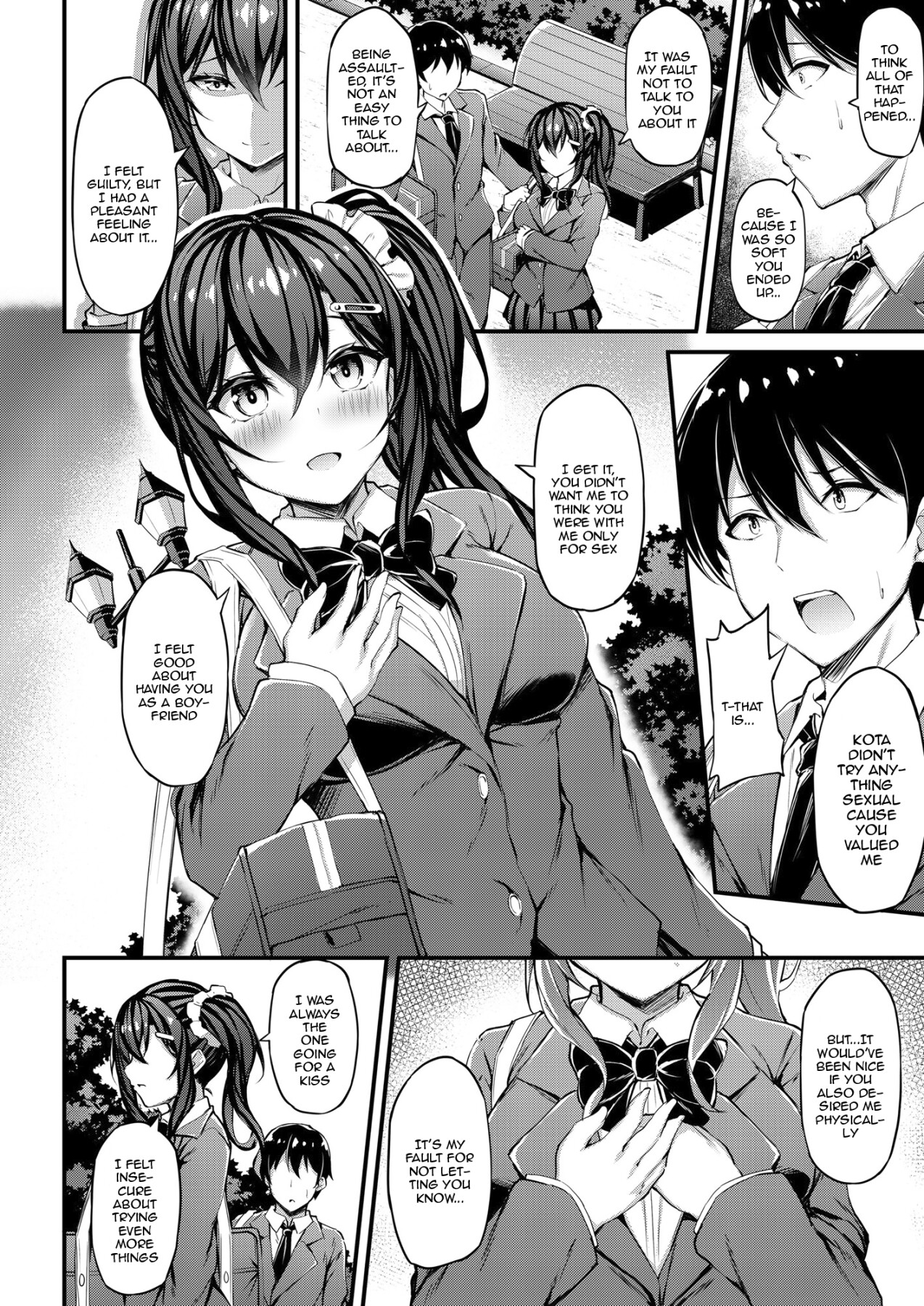 Hentai Manga Comic-The Reason My Girlfriend Wears a Two-Piece Track Uniform -The Youth-colored Uniform That I Offer To an Old Man--Read-11